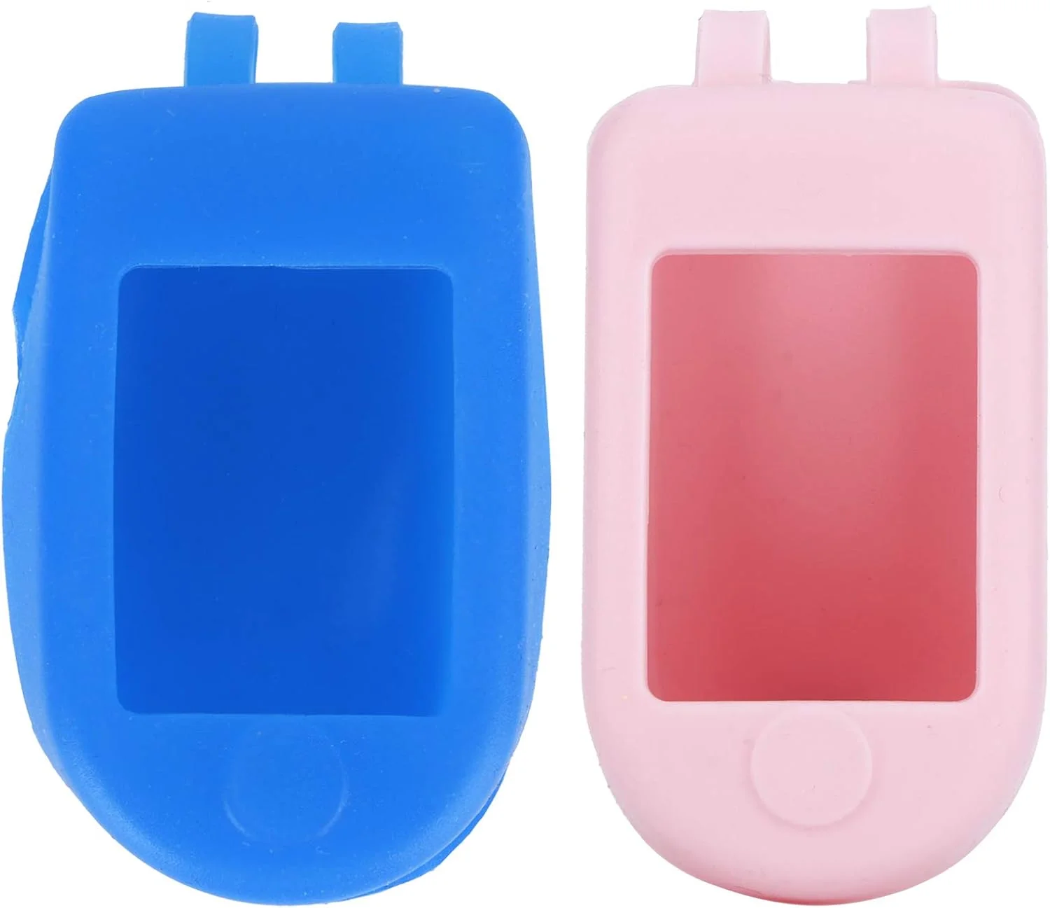 محافظ نوک انگشتی پالس اکسیمتر سیلیکونی با کیفیت بالا، مقاوم در برابر سایش، مناسب منزل و مسافرت (آبی + صورتی) محافظ نوک انگشتی پالس اکسیمتر سیلیکونی با کیفیت بالا، مقاوم در برابر سایش، مناسب منزل و مسافرت (آبی + صورتی)