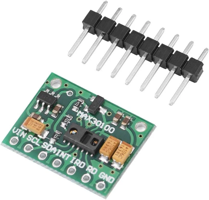 ماژول سنسور برد توسعه پالس اکسیمتر ضربان قلب MAX30100 برای دستگاه های پوشیدنی کمک کننده سلامت و تناسب اندام و دستگاه های نظارت پزشکی