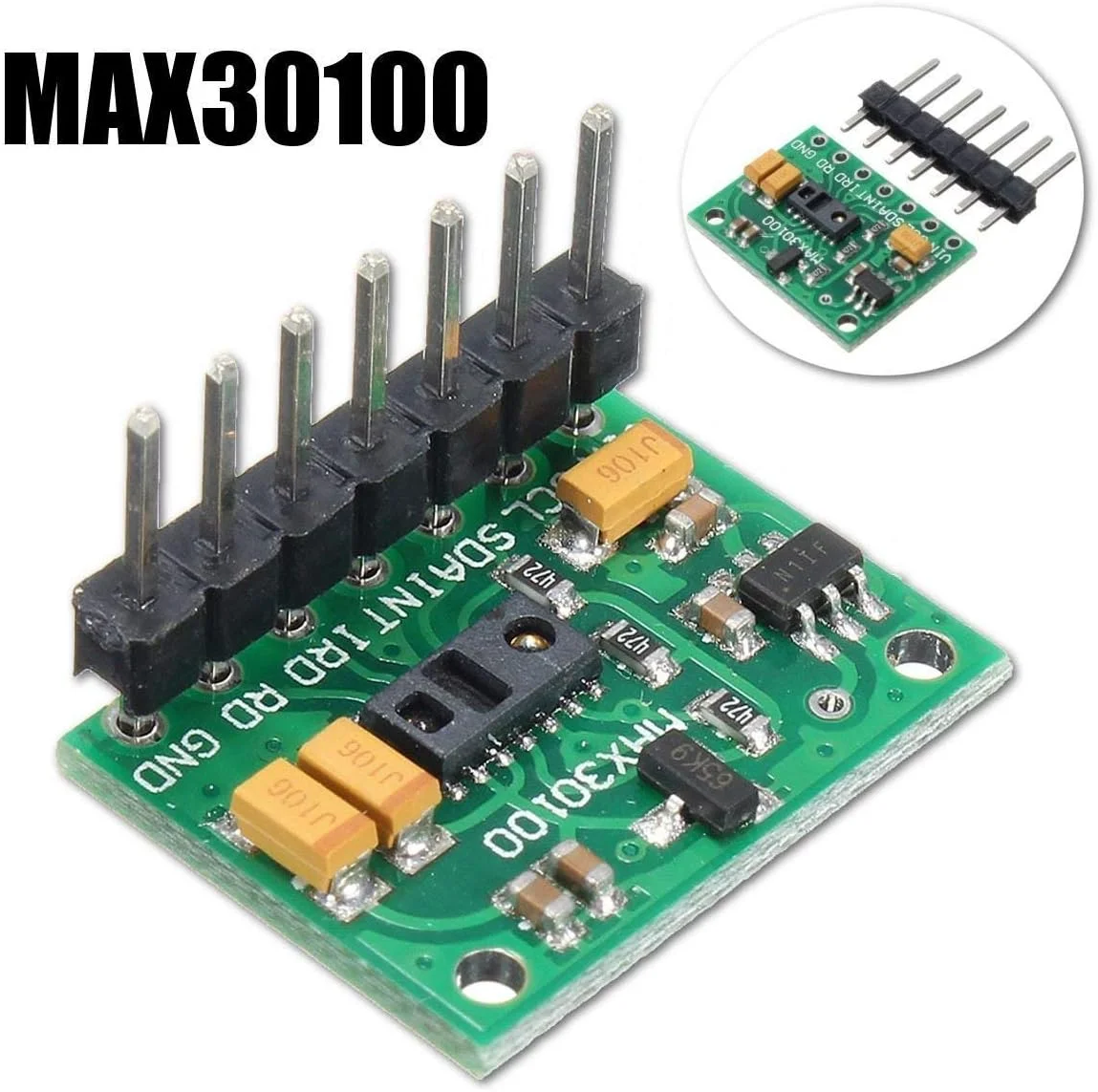 ماژول سنسور ضربان قلب و اکسیژن خون MAX30100 برای آردوینو