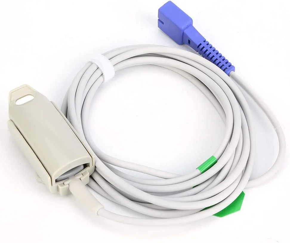 پروب Spo2 مدل HGFUUYT، سنسور Spo2 با دقت بالا، پاسخ سریع و قابل استفاده مجدد برای اندازه گیری میزان اشباع اکسیژن