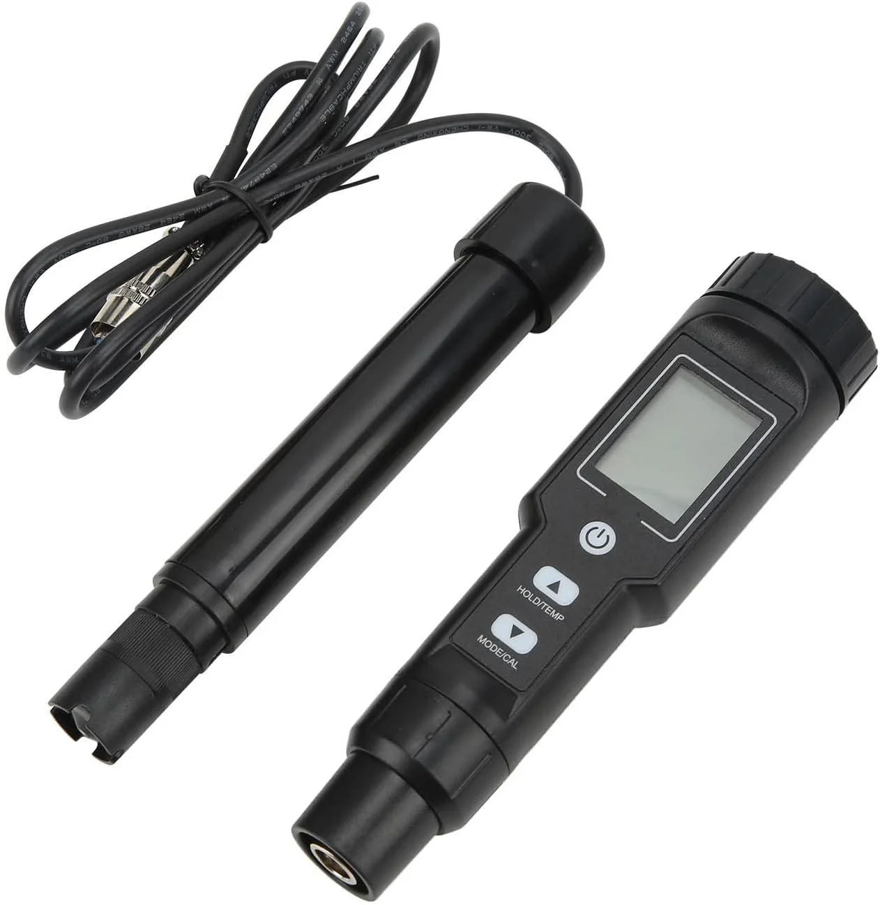 دستگاه سنجش اکسیژن محلول دیجیتال قابل حمل Eacam DO9100، ابزار دقیق برای اندازه گیری اکسیژن و دما با جبران دما، دیجیتال (دارای نور پس زمینه)