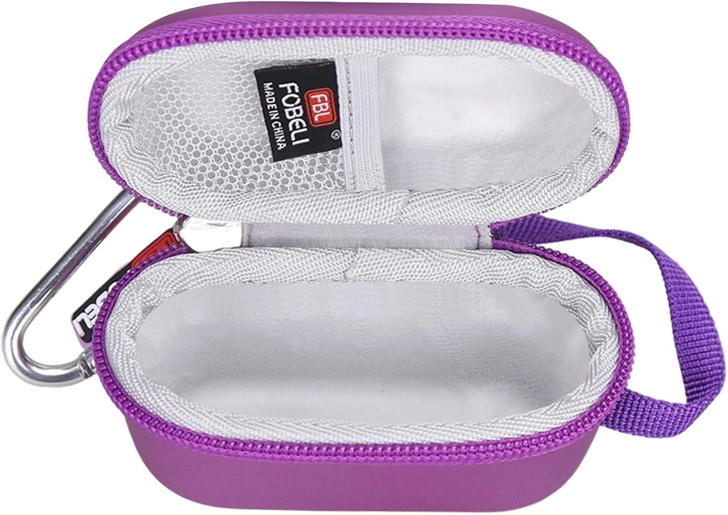 کیف محافظ انگشتی پالس اکسی متر FBLFOBELI، مناسب برای Innovo Deluxe iP900AP / Zacurate Pro Series 500DL 500BL، برای دستگاه مانیتور اکسیژن خون کودکان کوچک، 11x5.6x6.1 سانتی متر، فقط کیف (بنفش)