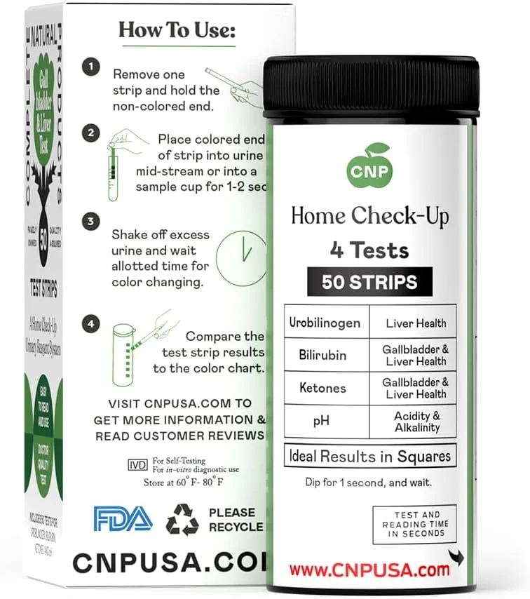 کیت کامل تجزیه ادرار کیسه صفرا و کبد محصولات طبیعی، 50 عدد نوار، اوروبیلینوژن، بیلی روبین، کتون ها، pH کیت کامل تجزیه ادرار کیسه صفرا و کبد محصولات طبیعی، 50 عدد نوار، اوروبیلینوژن، بیلی روبین، کتون ها، pH