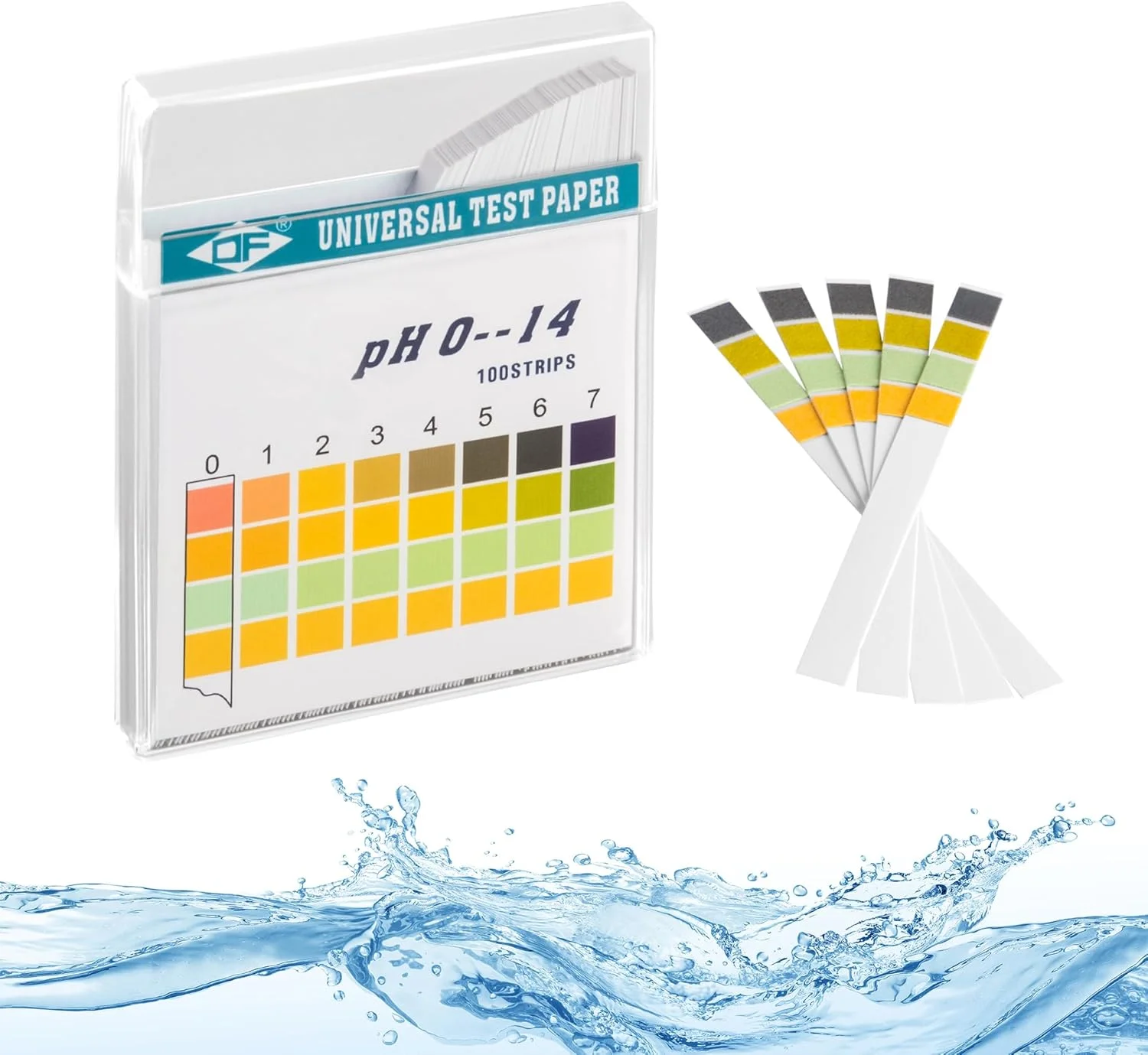 کاغذ تورنسل ECENCE، 100 عددی، محدوده اندازه گیری 0-14، کاغذ شناساگر عمومی، تست اسیدیته برای آکواریوم و آب آشامیدنی کاغذ تورنسل ECENCE، 100 عددی، محدوده اندازه گیری 0-14، کاغذ شناساگر عمومی، تست اسیدیته برای آکواریوم و آب آشامیدنی