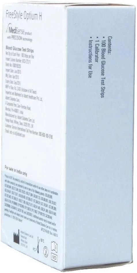 نوار تست اپتیمم - 100 عدد نوار تست اپتیمم - 100 عدد