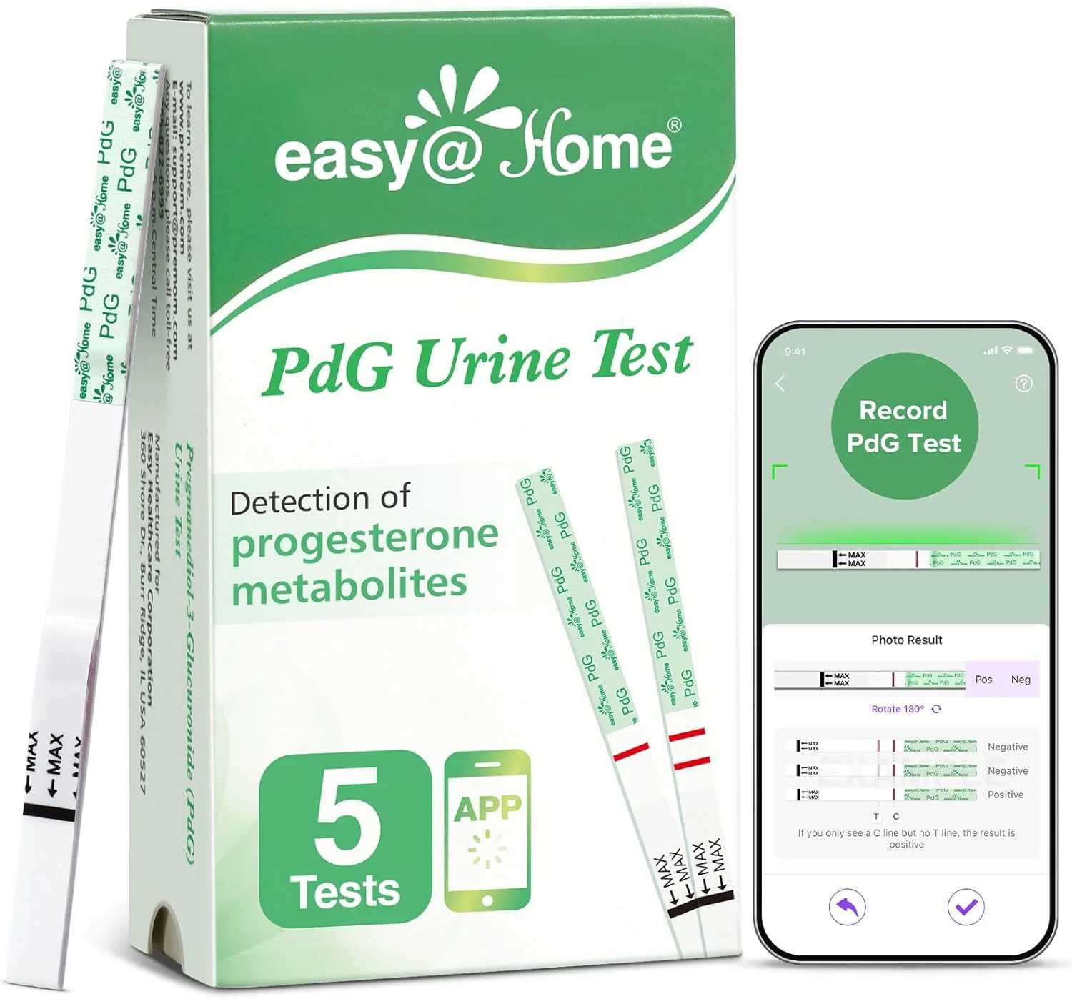 نوار تست پی دی جی ایزی@هوم: ردیابی اطلاعات تخمک گذاری با تست ادرار پروژسترون - تست باروری خانگی برای زنان با برنامه تخمک گذاری پرمام - تست های پی دی جی (پردنیول گلوکورونید) - بسته 5 عددی نوار تست پی دی جی ایزی@هوم: ردیابی اطلاعات تخمک گذاری با تست ادرار پروژسترون - تست باروری خانگی برای زنان با برنامه تخمک گذاری پرمام - تست های پی دی جی (پردنیول گلوکورونید) - بسته 5 عددی