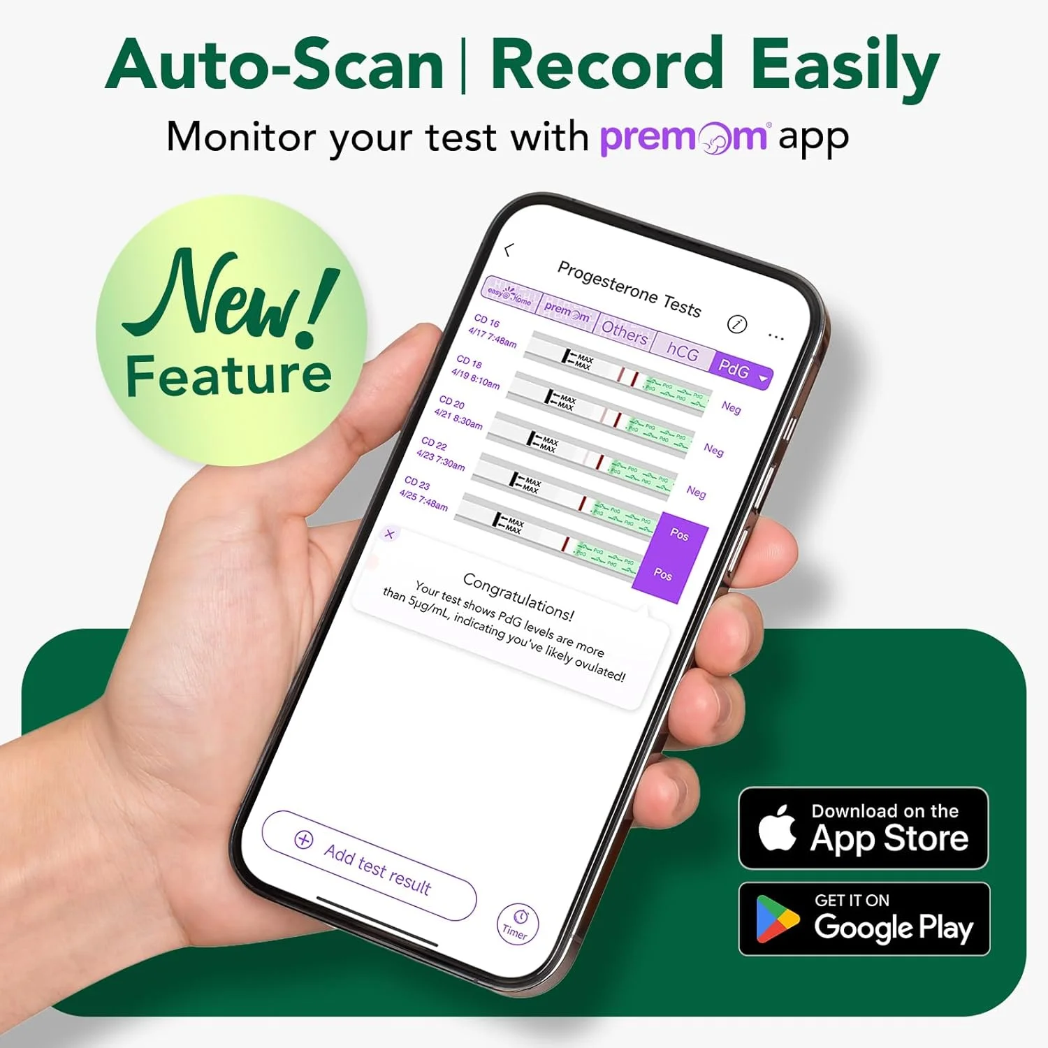 نوار تست پی دی جی ایزی@هوم: ردیابی اطلاعات تخمک گذاری با تست ادرار پروژسترون - تست باروری خانگی برای زنان با برنامه تخمک گذاری پرمام - تست های پی دی جی (پردنیول گلوکورونید) - بسته 5 عددی نوار تست پی دی جی ایزی@هوم: ردیابی اطلاعات تخمک گذاری با تست ادرار پروژسترون - تست باروری خانگی برای زنان با برنامه تخمک گذاری پرمام - تست های پی دی جی (پردنیول گلوکورونید) - بسته 5 عددی
