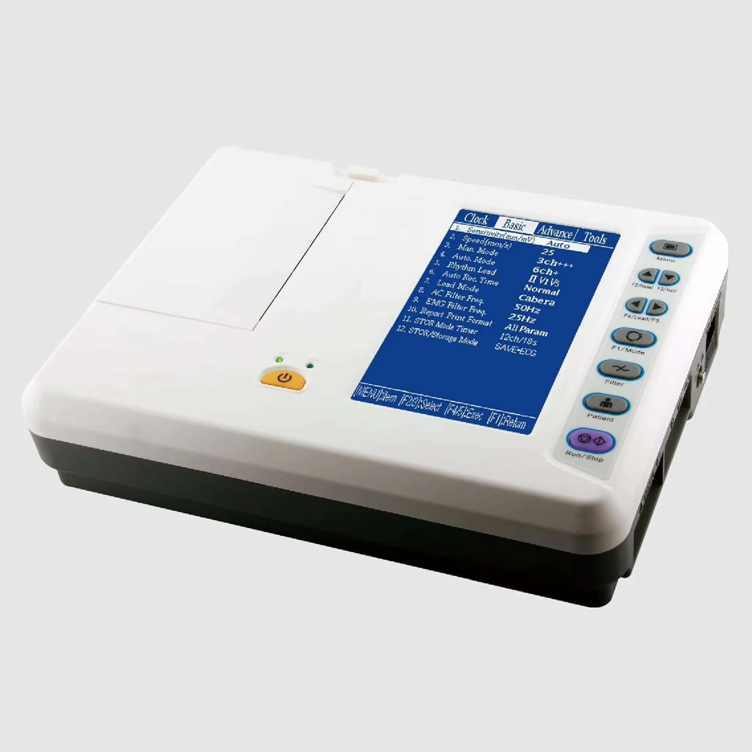 مانیتور علائم حیاتی دامپزشکی ADORZ، صفحه نمایش 7 اینچی، دستگاه نوار قلب دیجیتال 6 کاناله با گزارش تجزیه و تحلیل، نمایش شکل موج 7 لید، برای حیوانات خانگی گربه و سگ