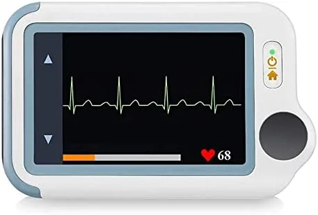 دستگاه تست نوار قلب قابل حمل JJFF با اپلیکیشن رایگان و نرم افزار کامپیوتر - پایش 24 ساعته ضربان قلب در خانه