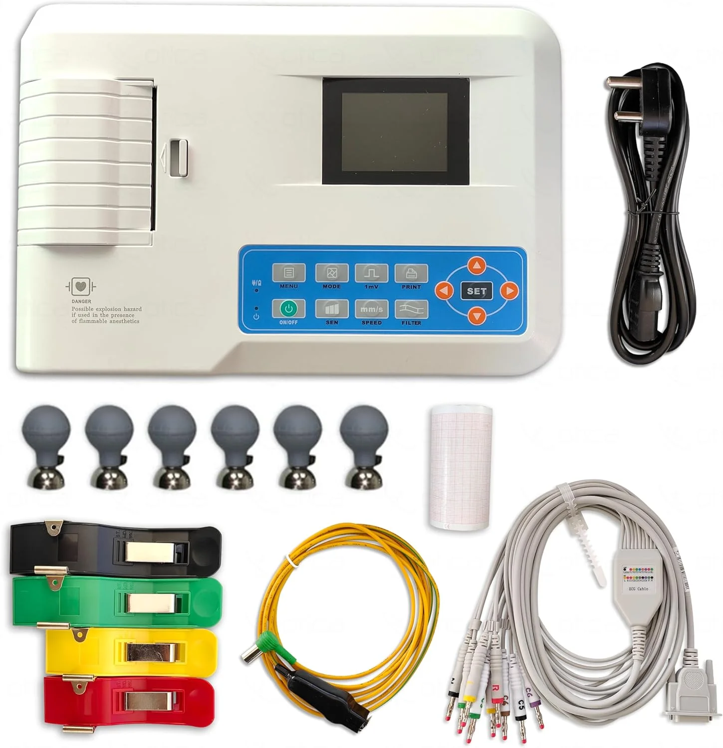 دستگاه نوار قلب سه کاناله OTICA مدل CMS300GA