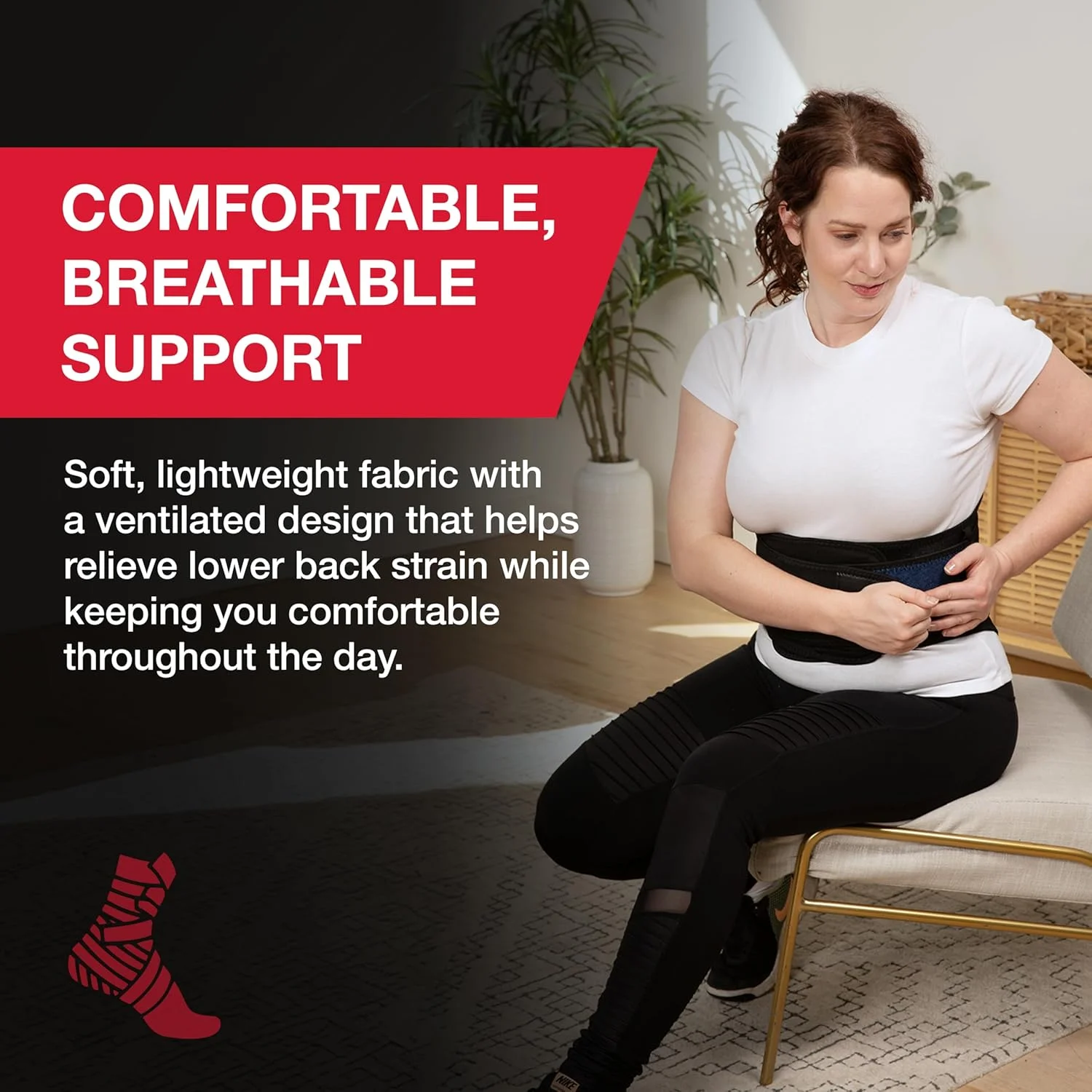 کمربند طبی قابل تنظیم مولر با پد کمری کمربند طبی قابل تنظیم مولر با پد کمری