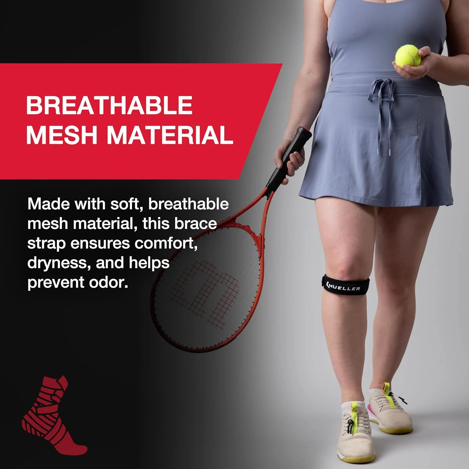 زانوبند پرش مئولر، مشکی، سایز قابل تنظیم | زانوبند تک تسمه زانوبند پرش مئولر، مشکی، سایز قابل تنظیم | زانوبند تک تسمه