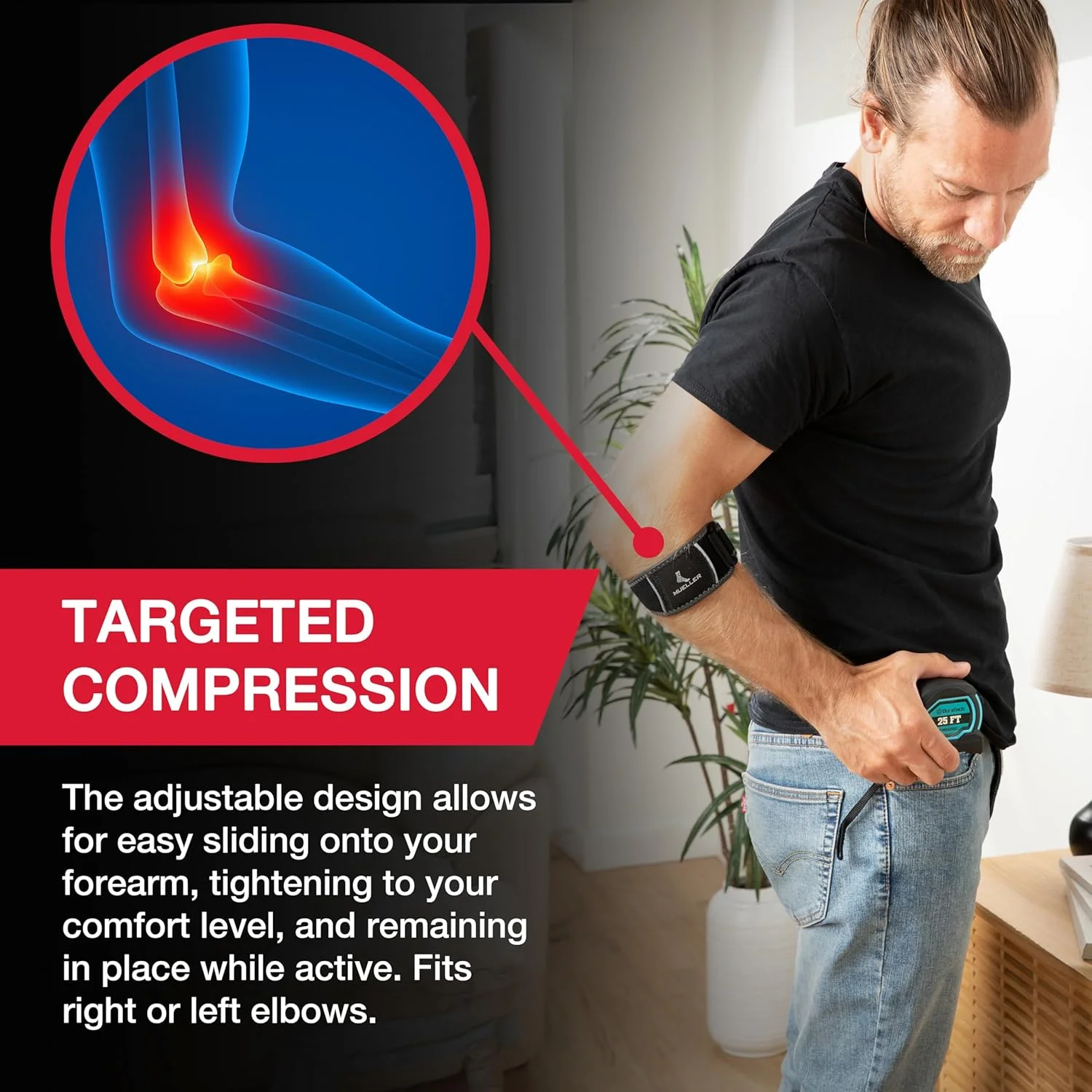 مفصل بند آرنج ورزشی مولر مدل HG80 Premium، سایز بزرگ/خیلی بزرگ مفصل بند آرنج ورزشی مولر مدل HG80 Premium، سایز بزرگ/خیلی بزرگ