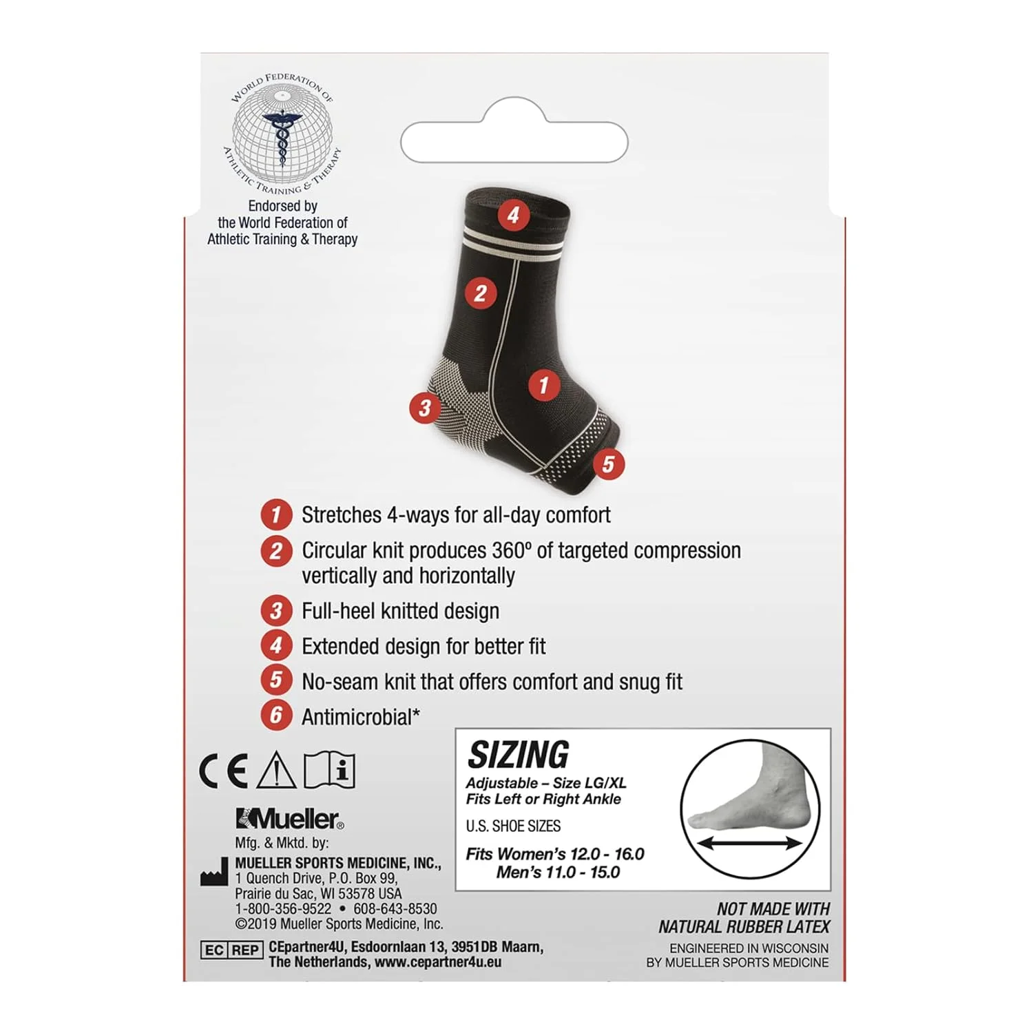 مچ بند کشی چهار طرفه مولر سایز بزرگ/خیلی بزرگ مدل 6528