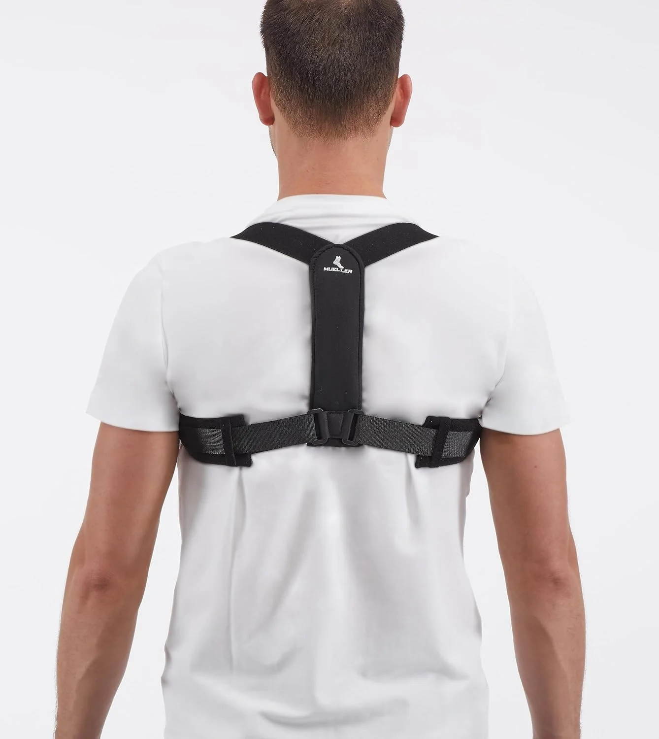 اصلاح کننده وضعیت بدن مولر برای زنان و مردان، قابل تنظیم، سایز مناسب برای اکثر افراد | بریس پشتی برای بهبود وضعیت بدن و حمایت از قسمت بالای کمر، مشکی اصلاح کننده وضعیت بدن مولر برای زنان و مردان، قابل تنظیم، سایز مناسب برای اکثر افراد | بریس پشتی برای بهبود وضعیت بدن و حمایت از قسمت بالای کمر، مشکی