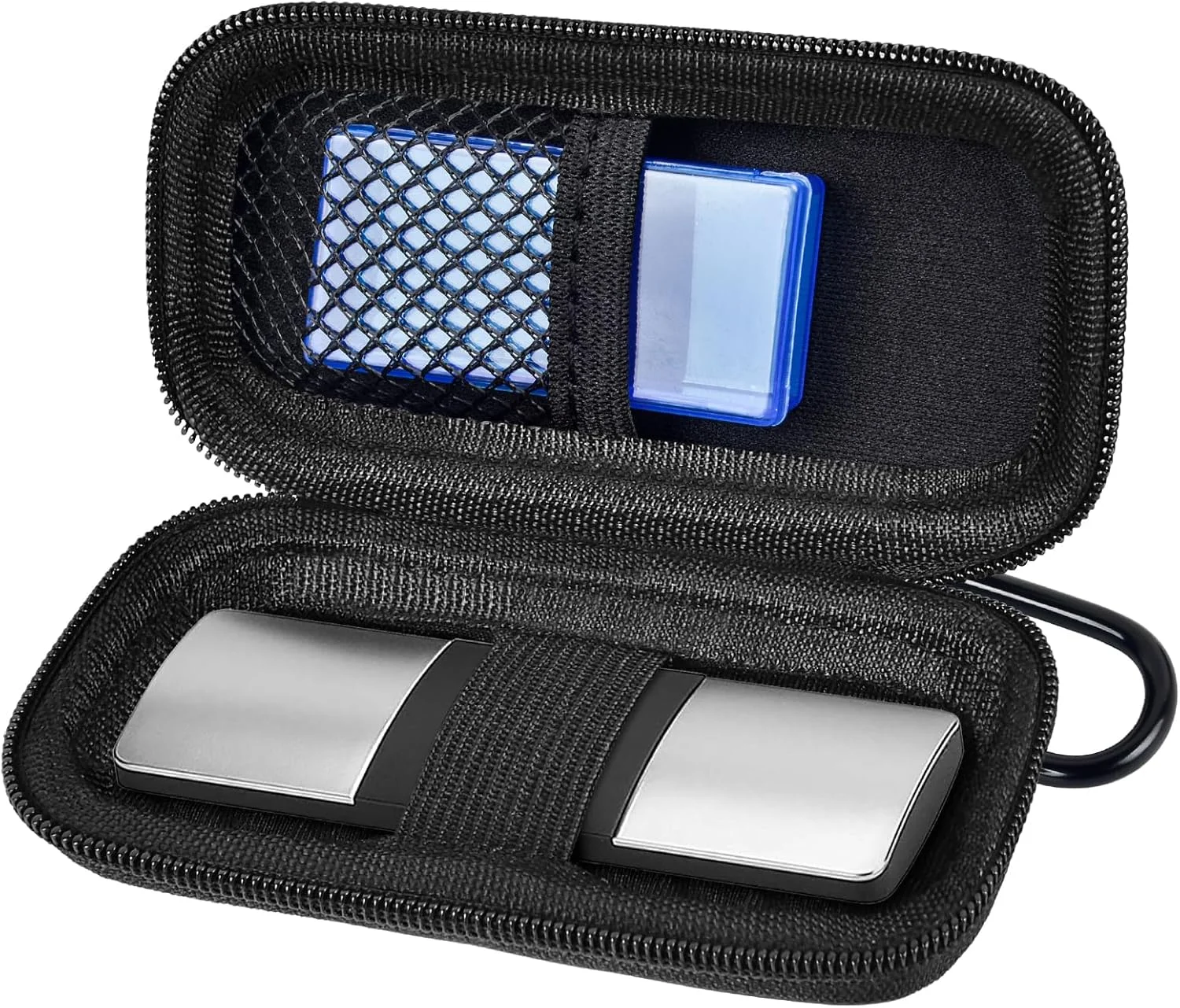 کیف محافظ دستگاه نوار قلب ALKOO سازگار با AliveCor برای Kardia Mobile ECG/برای KardiaMobile 6L برای دستگاه های اپل و اندروید - فقط کیف (تیره)