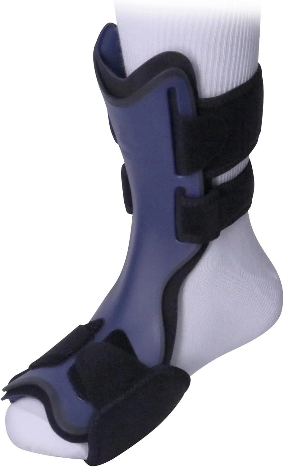 اسپلینت شبانه قابل تنظیم برای پلانتار فاشیایتیس Mueller Sports Medicine، کمک به تسکین پلانتار فاشیایتیس، بریس پشتیبانی پا برای تاندونیت آشیل و درد پاشنه، унисекс، راست/چپ، یک سایز، آبی