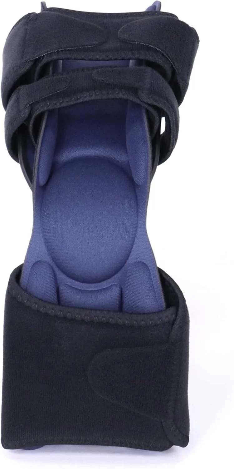 اسپلینت شبانه قابل تنظیم برای پلانتار فاشیایتیس Mueller Sports Medicine، کمک به تسکین پلانتار فاشیایتیس، بریس پشتیبانی پا برای تاندونیت آشیل و درد پاشنه، унисекс، راست/چپ، یک سایز، آبی