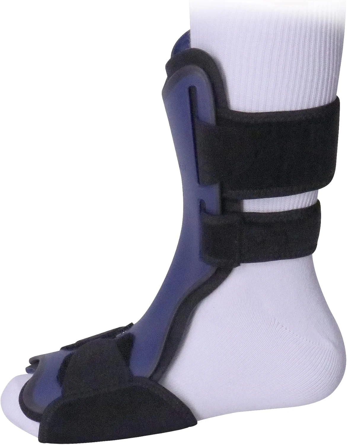 اسپلینت شبانه قابل تنظیم برای پلانتار فاشیایتیس Mueller Sports Medicine، کمک به تسکین پلانتار فاشیایتیس، بریس پشتیبانی پا برای تاندونیت آشیل و درد پاشنه، унисекс، راست/چپ، یک سایز، آبی