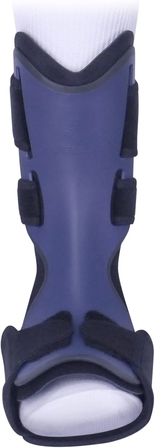 اسپلینت شبانه قابل تنظیم برای پلانتار فاشیایتیس Mueller Sports Medicine، کمک به تسکین پلانتار فاشیایتیس، بریس پشتیبانی پا برای تاندونیت آشیل و درد پاشنه، унисекс، راست/چپ، یک سایز، آبی