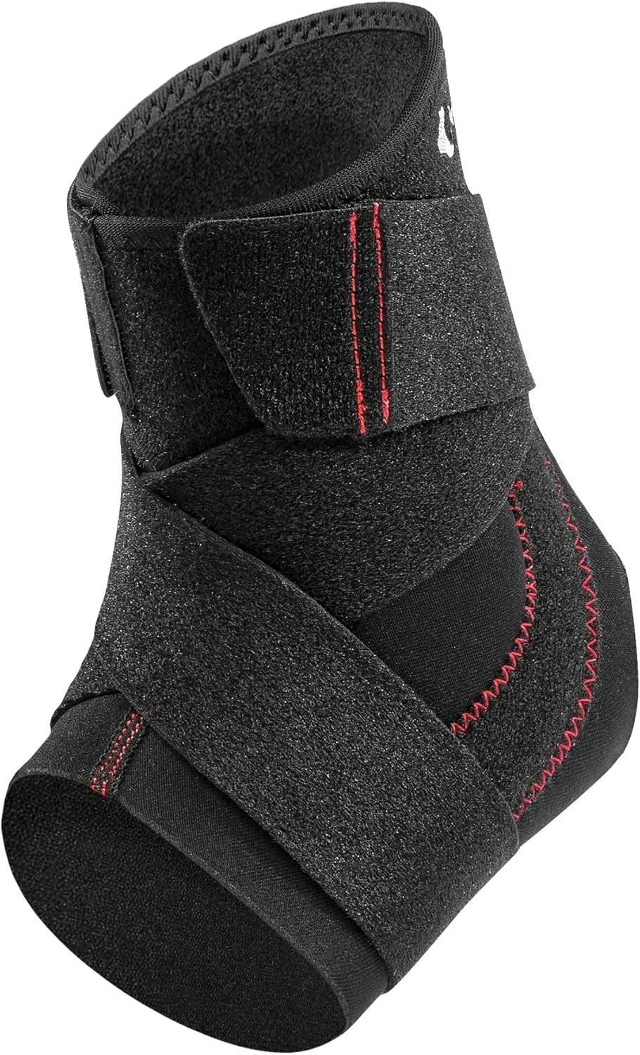 تثبیت کننده مچ پا قابل تنظیم MUELLER Sports Medicine، پشتیبانی مچ پا برای مچ پای رگ به رگ شده، کشیده شده راست یا چپ، مردان و زنان، مشکی، سایز مناسب برای اکثر افراد