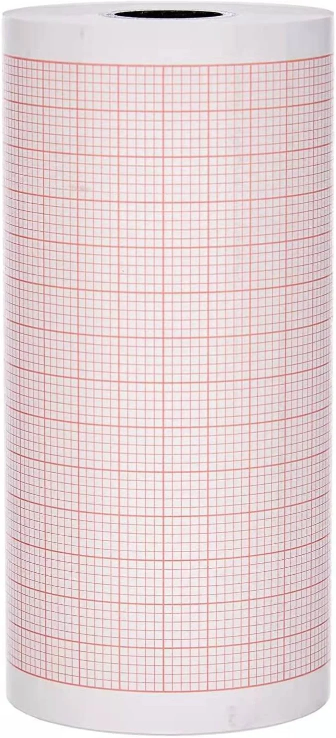کاغذ نوار قلب LongTeco، ۸۰ میلی متر در ۲۰ متر، ۱۰ رول، A4، سفید، ۱۰ برگه، مناسب برای دستگاه های نوار قلب ۳ کاناله
