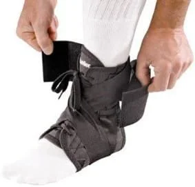 مچ بند نرم مِولر با بندهای فوق العاده، مشکی، بزرگ