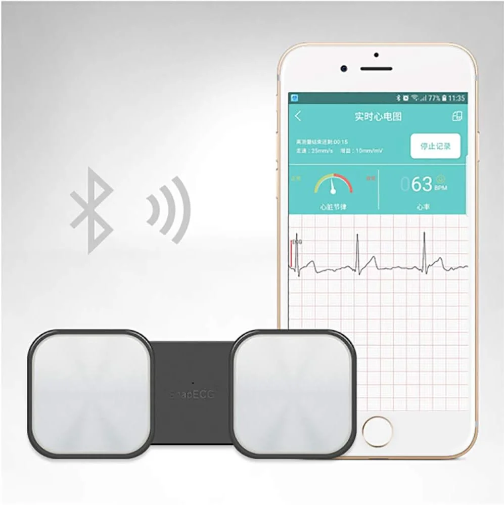 دستگاه نوار قلب قابل حمل ZZYYZZ، ردیابی بی سیم ریتم قلب بدون نیاز به الکترودهای نوار قلب، دستگاه های مانیتورینگ نوار قلب قابل حمل برای استفاده خانگی