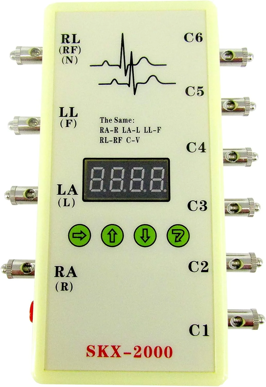 شبیه ساز سیگنال نوار قلب SKX2000 با نمایشگر LED و محدوده 10-200 ضربه در دقیقه