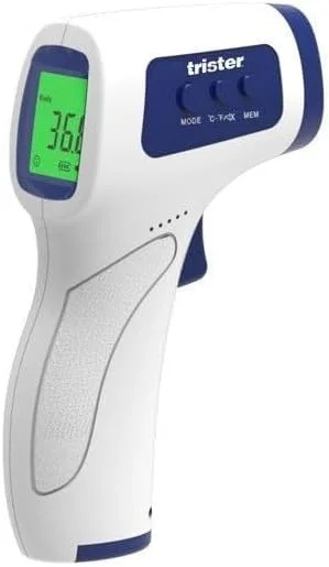 دماسنج تفنگی مادون قرمز چند منظوره تریستر مدل TS-251TMF - اندازه گیری غیر تماسی پیشانی/اشیاء/اتاق، هشدار تب، ذخیره سازی 35 حافظه، اسکن در 1-2 ثانیه، قابل تغییر بین ℃/℉ دماسنج تفنگی مادون قرمز چند منظوره تریستر مدل TS-251TMF - اندازه گیری غیر تماسی پیشانی/اشیاء/اتاق، هشدار تب، ذخیره سازی 35 حافظه، اسکن در 1-2 ثانیه، قابل تغییر بین ℃/℉