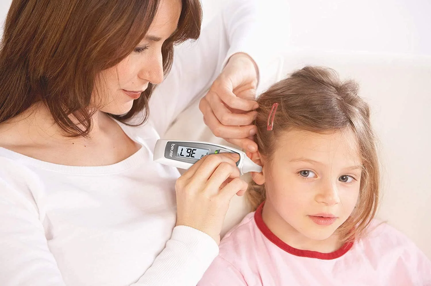 دماسنج مادون قرمز چند منظوره Beurer FT 65 | 6 در 1 گوش | پیشانی و اندازه گیری دمای سطح با نشانگر LED تب | نمایش تاریخ/زمان دماسنج مادون قرمز چند منظوره Beurer FT 65 | 6 در 1 گوش | پیشانی و اندازه گیری دمای سطح با نشانگر LED تب | نمایش تاریخ/زمان