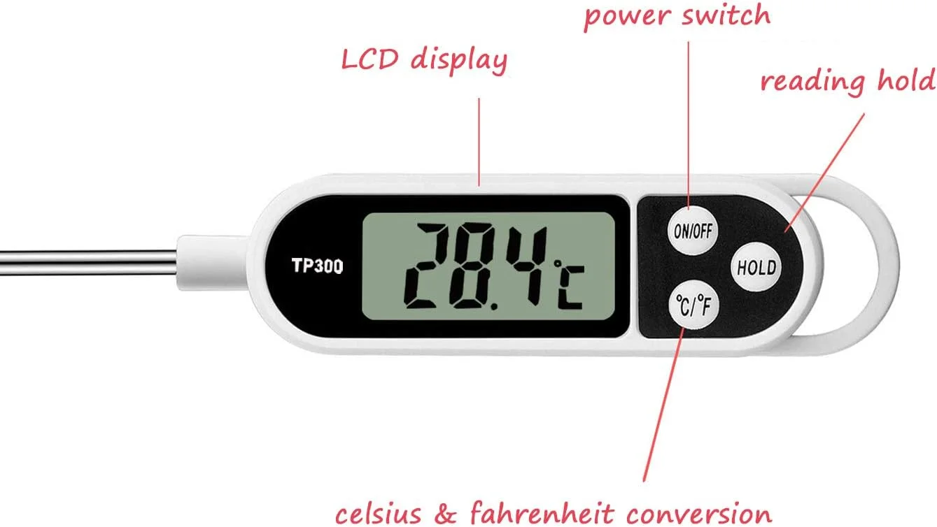 دماسنج دیجیتال گوشت NANGOALA با قابلیت خوانش فوری دماسنج دیجیتال گوشت NANGOALA با قابلیت خوانش فوری