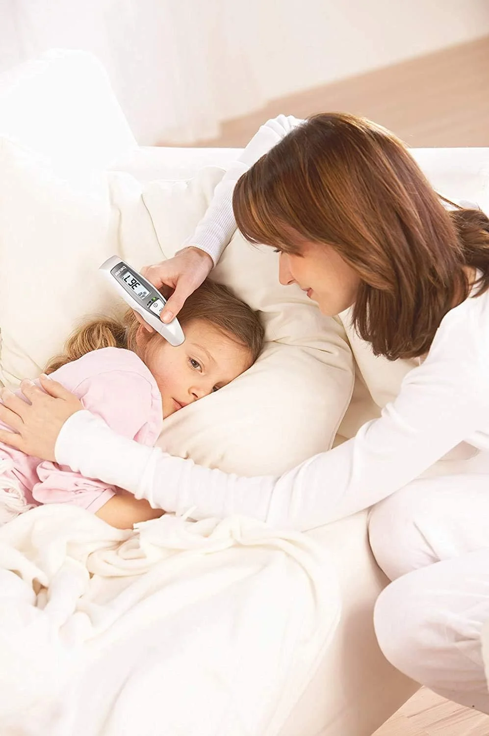 دماسنج مادون قرمز چند منظوره Beurer FT 65 | 6 در 1 گوش | پیشانی و اندازه گیری دمای سطح با نشانگر LED تب | نمایش تاریخ/زمان دماسنج مادون قرمز چند منظوره Beurer FT 65 | 6 در 1 گوش | پیشانی و اندازه گیری دمای سطح با نشانگر LED تب | نمایش تاریخ/زمان