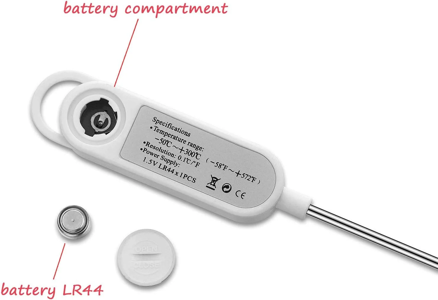دماسنج دیجیتال گوشت NANGOALA با قابلیت خوانش فوری دماسنج دیجیتال گوشت NANGOALA با قابلیت خوانش فوری