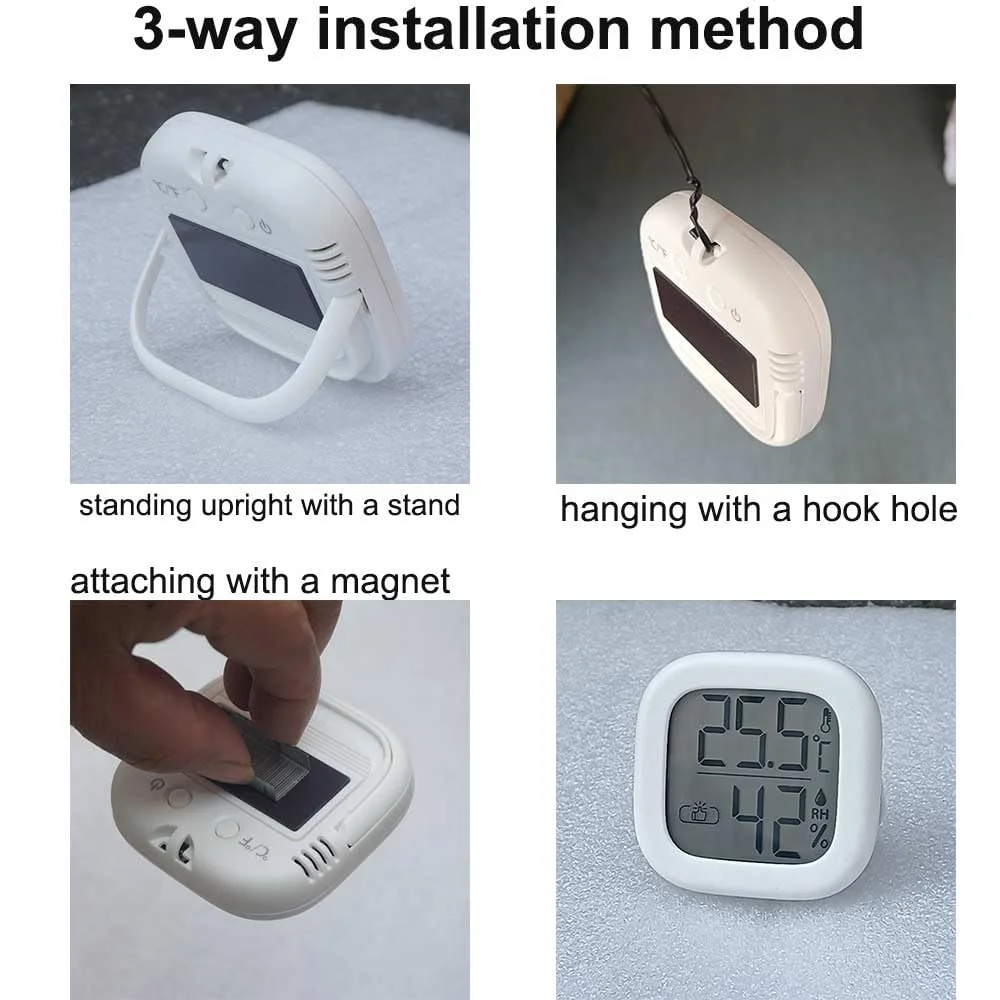 رطوبت سنج دیجیتال، دماسنج داخلی، رطوبت سنج، دماسنج اتاق، مانیتور دما و رطوبت برای خانه، اتاق خواب، اتاق کودک، دفتر، گلخانه، انبار (سفید مایل به کرم) رطوبت سنج دیجیتال، دماسنج داخلی، رطوبت سنج، دماسنج اتاق، مانیتور دما و رطوبت برای خانه، اتاق خواب، اتاق کودک، دفتر، گلخانه، انبار (سفید مایل به کرم)