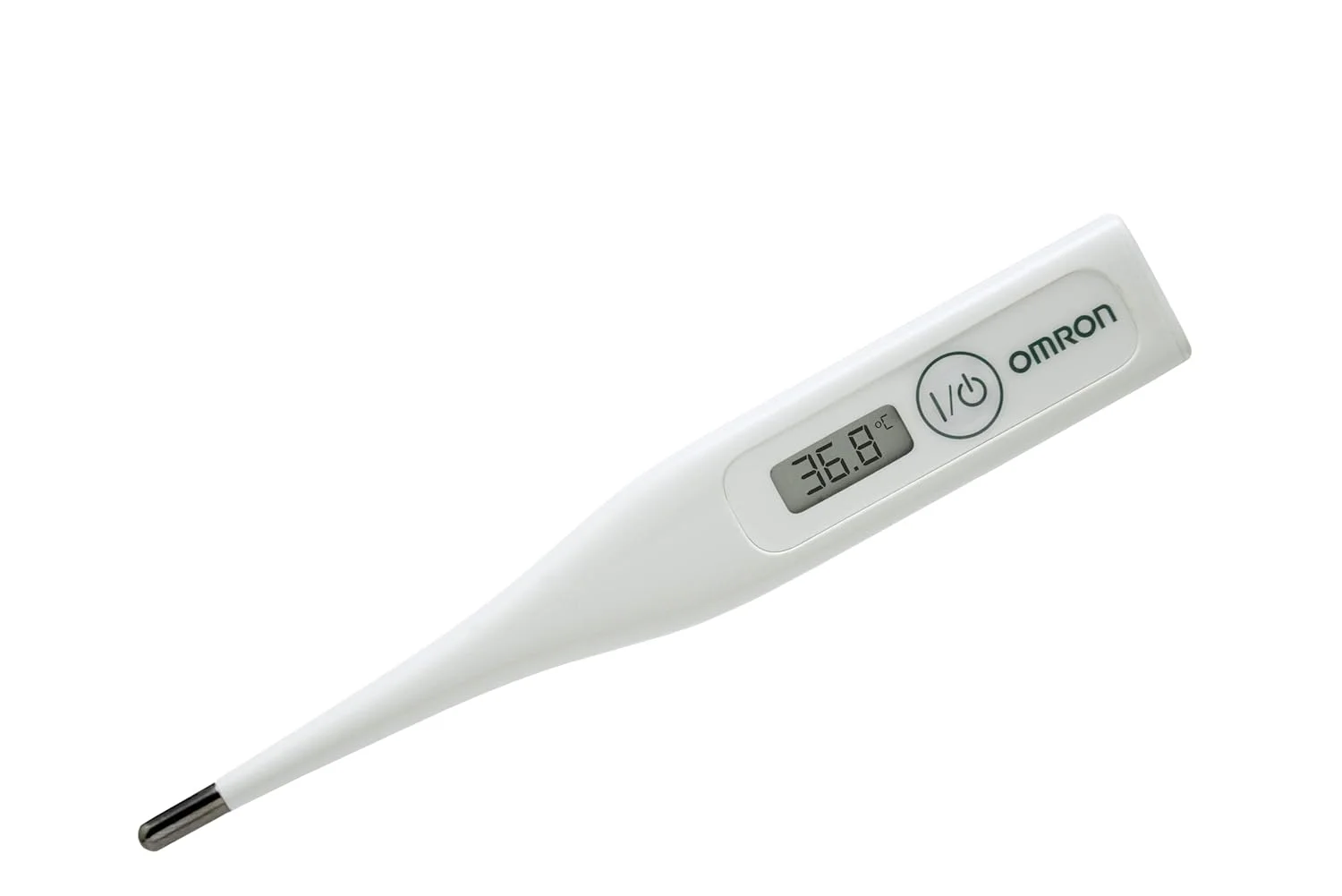 دماسنج دیجیتال امرون Eco Temp Basic، اندازه گیری 3 در 1، نتایج سریع 1 دقیقه ای سانتیگراد فارنهایت، مقاوم در برابر آب، نوک گرد برای نوزادان، کودکان و بزرگسالان، حافظه، نور پس زمینه شب