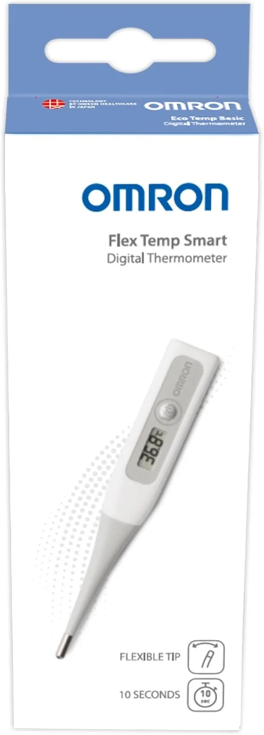دماسنج دیجیتال هوشمند امرون فلکس تمپ، اندازه گیری 3 در 1، نتایج سریع 10 ثانیه ای سانتیگراد فارنهایت، دماسنج های مقاوم در برابر آب با نوک گرد برای نوزادان، کودکان و بزرگسالان دماسنج دیجیتال هوشمند امرون فلکس تمپ، اندازه گیری 3 در 1، نتایج سریع 10 ثانیه ای سانتیگراد فارنهایت، دماسنج های مقاوم در برابر آب با نوک گرد برای نوزادان، کودکان و بزرگسالان