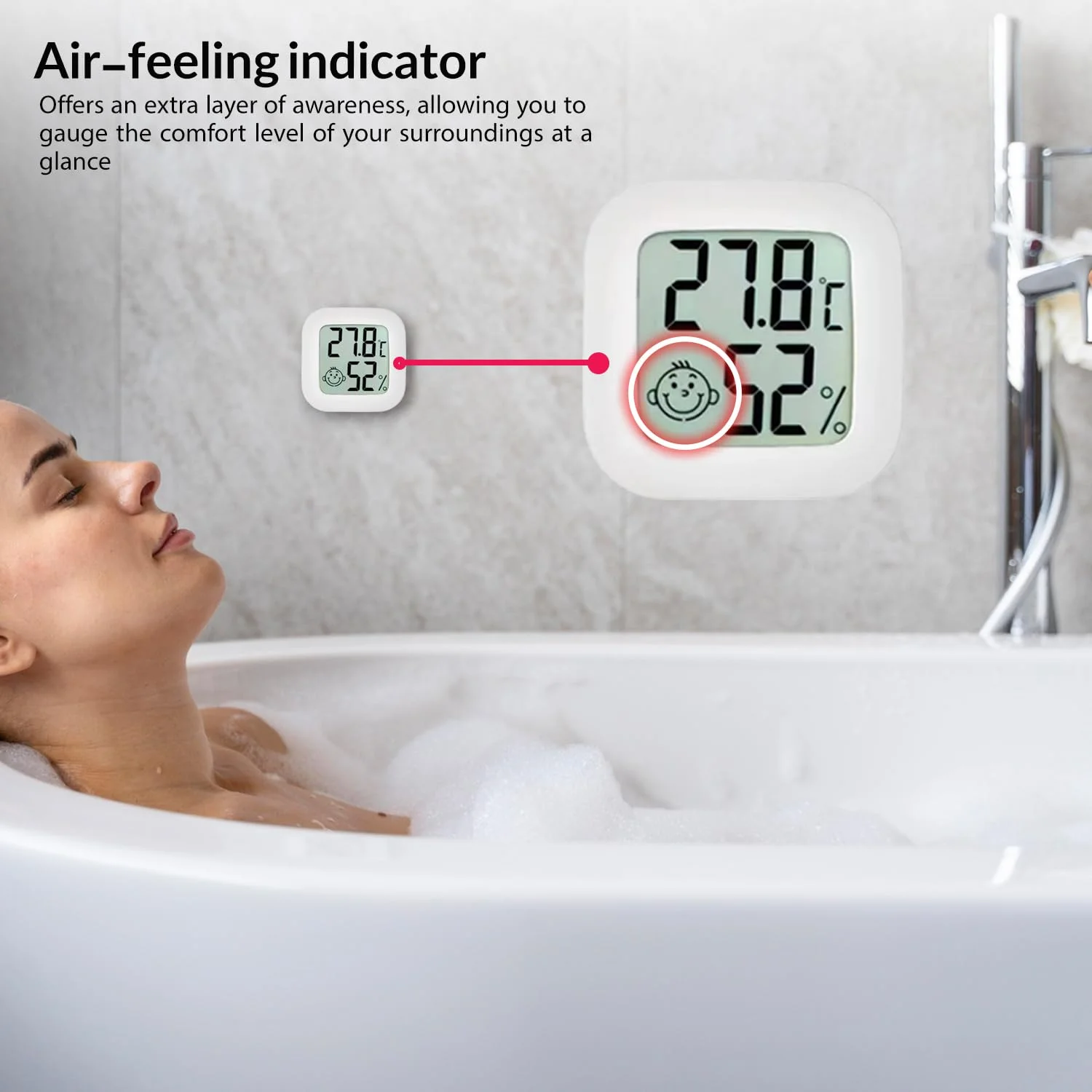 دماسنج و رطوبت سنج اتاق LEVADA PLUS - مینی دماسنج و رطوبت سنج دیجیتال با نمایشگر - برای داخل خانه، منزل، دفتر، اتاق کودک (بسته 4 عددی) دماسنج و رطوبت سنج اتاق LEVADA PLUS - مینی دماسنج و رطوبت سنج دیجیتال با نمایشگر - برای داخل خانه، منزل، دفتر، اتاق کودک (بسته 4 عددی)