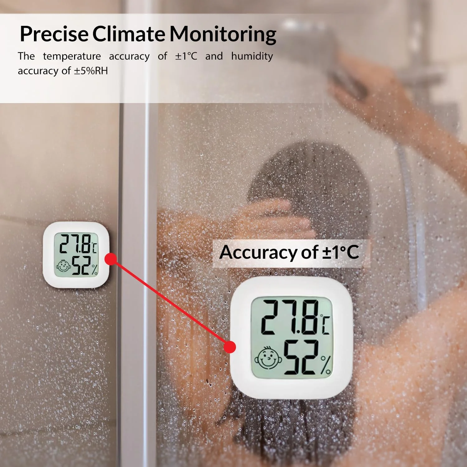 دماسنج و رطوبت سنج اتاق LEVADA PLUS - مینی دماسنج و رطوبت سنج دیجیتال با نمایشگر - برای داخل خانه، منزل، دفتر، اتاق کودک (بسته 4 عددی) دماسنج و رطوبت سنج اتاق LEVADA PLUS - مینی دماسنج و رطوبت سنج دیجیتال با نمایشگر - برای داخل خانه، منزل، دفتر، اتاق کودک (بسته 4 عددی)