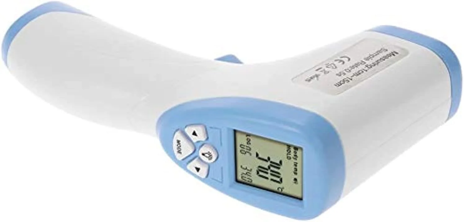 ترمومتر مادون قرمز دیجیتال LCD بدون تماس Mumoo Bear، اندازه گیری دمای سطح بدن و پیشانی با قابلیت نگهداری داده ترمومتر مادون قرمز دیجیتال LCD بدون تماس Mumoo Bear، اندازه گیری دمای سطح بدن و پیشانی با قابلیت نگهداری داده