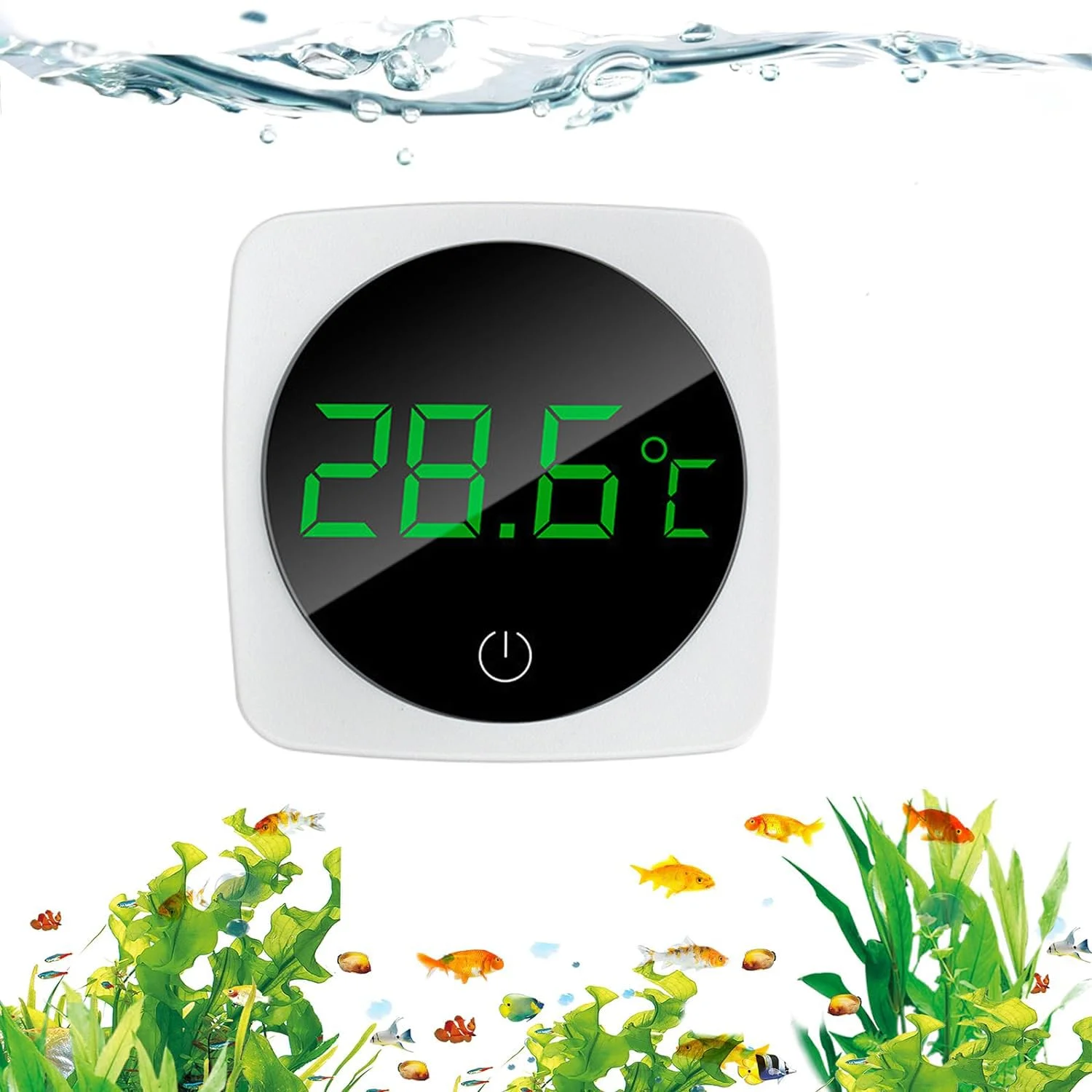 دماسنج دیجیتال آکواریوم Masroo، دماسنج صفحه نمایش LED برای آکواریوم ماهی، دقت بالا تا ±1 درجه سانتیگراد، حالت لمسی و خواب، دماسنج با سنسور دما در پشت برای ماهی و لاک پشت دماسنج دیجیتال آکواریوم Masroo، دماسنج صفحه نمایش LED برای آکواریوم ماهی، دقت بالا تا ±1 درجه سانتیگراد، حالت لمسی و خواب، دماسنج با سنسور دما در پشت برای ماهی و لاک پشت