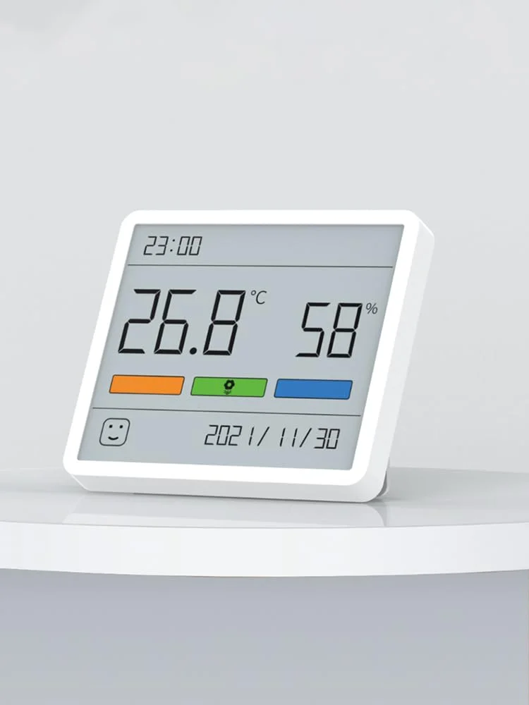 دماسنج اتاق ATuMan، دماسنج دیجیتال رطوبت سنج، ساعت سنج دما و رطوبت - برای انبار، آشپزخانه، اتاق کودک، دفتر، ماشین، گلخانه (سفید1) (TH1) دماسنج اتاق ATuMan، دماسنج دیجیتال رطوبت سنج، ساعت سنج دما و رطوبت - برای انبار، آشپزخانه، اتاق کودک، دفتر، ماشین، گلخانه (سفید1) (TH1)