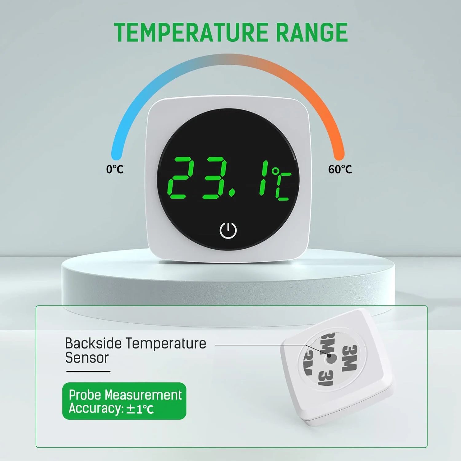دماسنج دیجیتال آکواریوم Masroo، دماسنج صفحه نمایش LED برای آکواریوم ماهی، دقت بالا تا ±1 درجه سانتیگراد، حالت لمسی و خواب، دماسنج با سنسور دما در پشت برای ماهی و لاک پشت دماسنج دیجیتال آکواریوم Masroo، دماسنج صفحه نمایش LED برای آکواریوم ماهی، دقت بالا تا ±1 درجه سانتیگراد، حالت لمسی و خواب، دماسنج با سنسور دما در پشت برای ماهی و لاک پشت