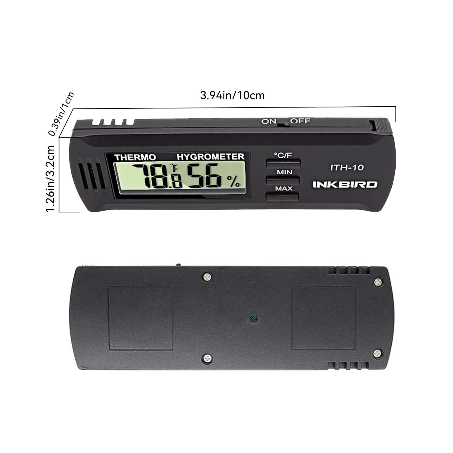 دماسنج و رطوبت سنج دیجیتال INKBIRD ITH-10، مانیتور دقیق دما و رطوبت برای خانه، دماسنج و رطوبت سنج داخلی همه کاره، طراحی جمع و جور، سوئیچ °C/°F، ثبت حداکثر/حداقل، قرائت قابل اعتماد دماسنج و رطوبت سنج دیجیتال INKBIRD ITH-10، مانیتور دقیق دما و رطوبت برای خانه، دماسنج و رطوبت سنج داخلی همه کاره، طراحی جمع و جور، سوئیچ °C/°F، ثبت حداکثر/حداقل، قرائت قابل اعتماد