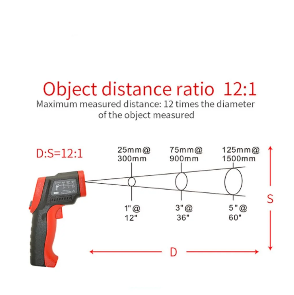 دماسنج مادون قرمز آشپزخانه، دماسنج لیزری دیجیتال سطح -50 تا 380 درجه سانتیگراد، صفحه نمایش LCD، قابل استفاده مجدد، با باتری، مناسب برای استفاده در محیط های داخلی دماسنج مادون قرمز آشپزخانه، دماسنج لیزری دیجیتال سطح -50 تا 380 درجه سانتیگراد، صفحه نمایش LCD، قابل استفاده مجدد، با باتری، مناسب برای استفاده در محیط های داخلی