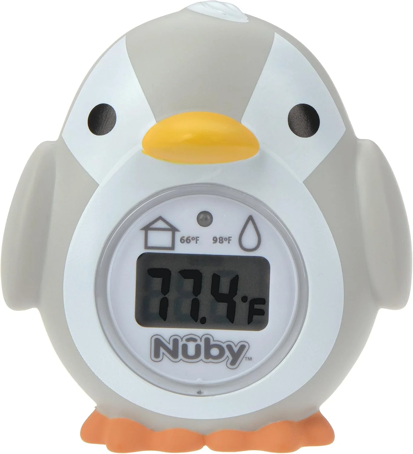 دماسنج دیجیتال حمام و اتاق نابی - دماسنج کودک برای دمای ایمن و راحت حمام و اتاق - پنگوئن