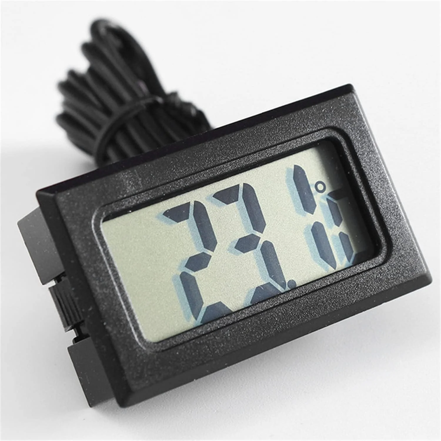 دماسنج دیجیتال الکترونیکی جاسازی شده با نمایشگر LCD مناسب یخچال خودرو، آکواریوم و تانک ماهی دماسنج دیجیتال الکترونیکی جاسازی شده با نمایشگر LCD مناسب یخچال خودرو، آکواریوم و تانک ماهی