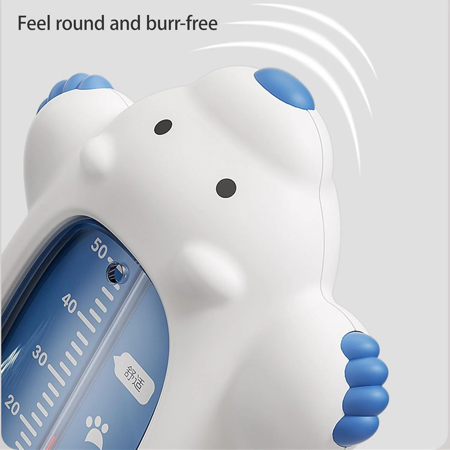 دماسنج وان حمام Excefore، دماسنج شناور استخر دیجیتال، مانیتور ایمنی دمای حمام، دماسنج حمام کودک با هشدار دما (سفید)