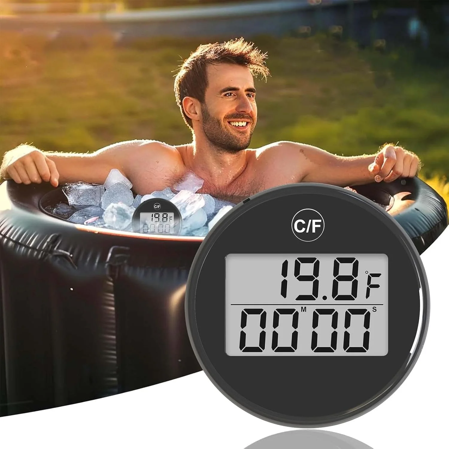 دماسنج آبتنی سرد آزونی | دماسنج شناور استخر با تایمر، تایمرهای دیجیتال دماسنج شناور چند منظوره استخر، لوازم جانبی آبتنی سرد دماسنج آبتنی سرد آزونی | دماسنج شناور استخر با تایمر، تایمرهای دیجیتال دماسنج شناور چند منظوره استخر، لوازم جانبی آبتنی سرد