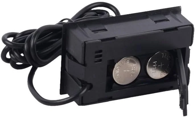 دماسنج و رطوبت سنج دیجیتال ال سی دی 2 در 1 ARCELI با سنسور خارجی برای دستگاه جوجه کشی خزندگان، آکواریوم و طیور - مشکی دماسنج و رطوبت سنج دیجیتال ال سی دی 2 در 1 ARCELI با سنسور خارجی برای دستگاه جوجه کشی خزندگان، آکواریوم و طیور - مشکی